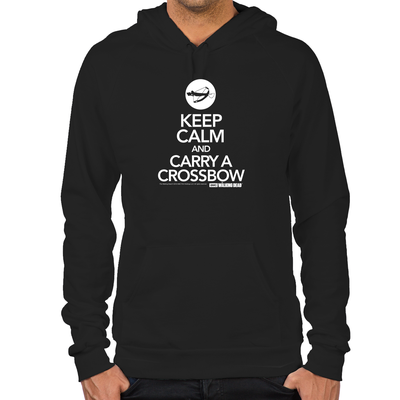 Keep Calm and Carry a Crossbow Hoodie