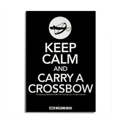 Keep Calm Carry a Crossbow Magnet