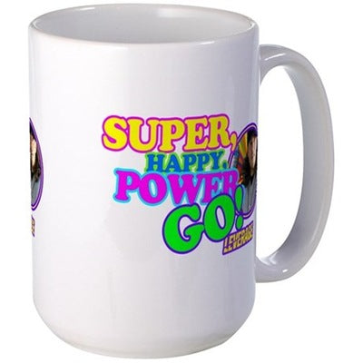 Super Happy Power Go Large Mug