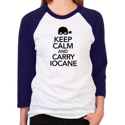 Keep Calm and Carry Iocane Unisex Baseball T-Shirt