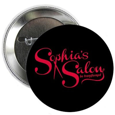 Sophia's Salon 2.25" Button
