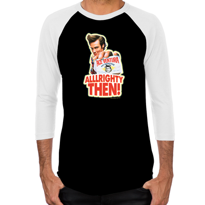 Ace Ventura Alllrighty Then! Men's Baseball T-Shirt