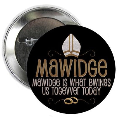 Mawidge Wedding Button