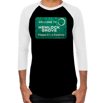 Welcome Hemlock Grove Men's Baseball T-Shirt