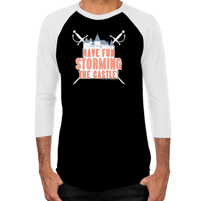 Storming the Castle Men's Baseball T-Shirt