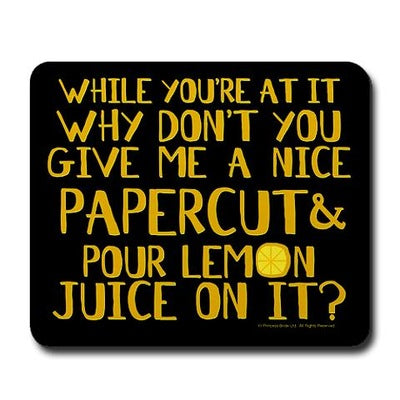 Lemon Juice Mousepad