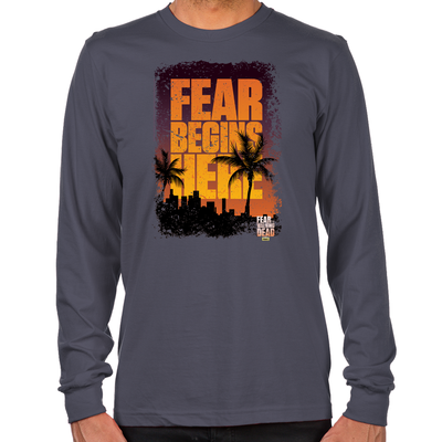 FTWD Fear Begins Here Long Sleeve T-Shirt