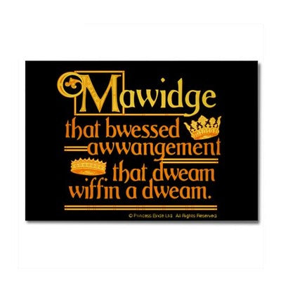 Mawidge Speech Magnet