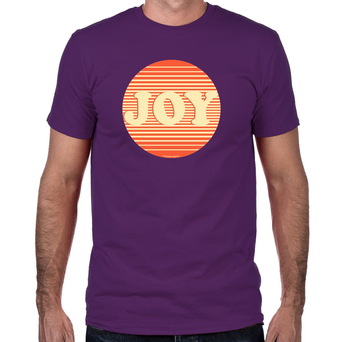 Pop Joy Men's Fitted T-Shirt