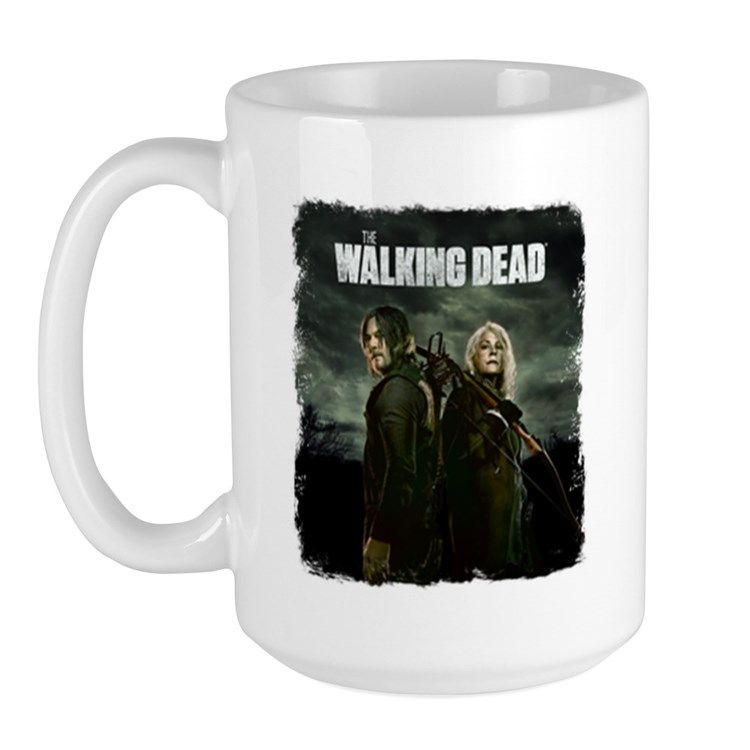 Daryl and Carol Season 11 Large Mug