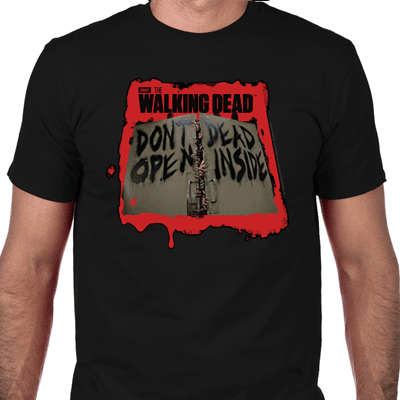 THE WALKING DEAD WALKERS INSIDE AMC FILM NEW T-SHIRT BY OFFICIAL MERCH NEW!!
