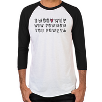 Load image into Gallery viewer, Twoo Wuv Men's Baseball T-Shirt
