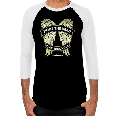 Daryl Dixon Wings Men's Baseball T-Shirt