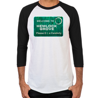 Load image into Gallery viewer, Welcome Hemlock Grove Men's Baseball T-Shirt
