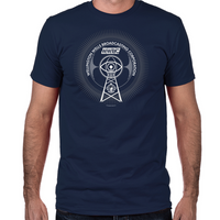 Load image into Gallery viewer, Wellington Wells Broadcasting Men's Fitted-T-Shirt
