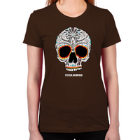 Load image into Gallery viewer, Day of the Dead Skull Women's T-Shirt
