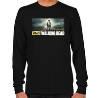 Load image into Gallery viewer, Carl and Rick Grimes Don&#39;t Look Back Long Sleeve T-Shirt
