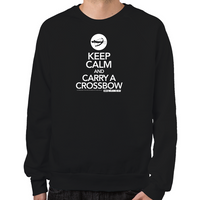 Load image into Gallery viewer, Keep Calm and Carry a Crossbow Sweatshirt
