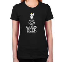 Load image into Gallery viewer, Keep Calm and Get Some Beer Women's T-Shirt
