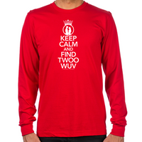 Load image into Gallery viewer, Keep Calm and Find Twoo Wuv Long Sleeve T-Shirt
