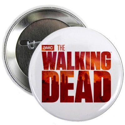 The Walking Dead Blood Logo Button