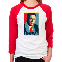 Load image into Gallery viewer, Sicilian Women's Baseball T-Shirt
