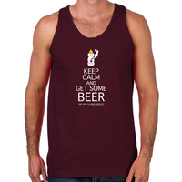 Load image into Gallery viewer, Keep Calm and  Get Some Beer Men's Tank
