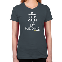 Load image into Gallery viewer, Keep Calm Eat Pudding Women&#39;s T-Shirts
