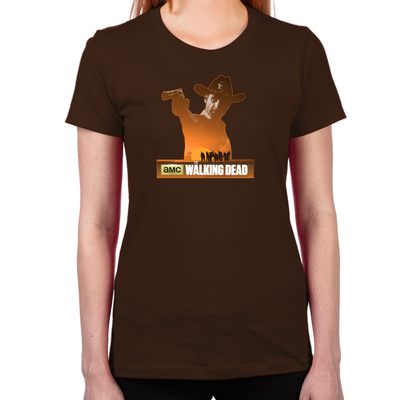 Rick Grimes Sheriff Women's Fitted T-Shirt
