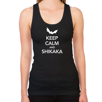 Load image into Gallery viewer, Ace Ventura Keep Calm Shikaka Women's Racerback Tank
