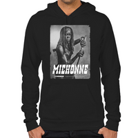 Load image into Gallery viewer, Michonne Silver Portrait Hoodie
