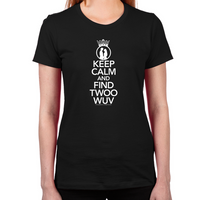 Load image into Gallery viewer, Keep Calm and Find Twoo Wuv Women's T-Shirt
