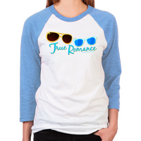 Load image into Gallery viewer, Retro Sunglasses Women's Baseball T-Shirt
