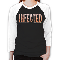 Load image into Gallery viewer, FTWD Infected Women's Baseball T-Shirt
