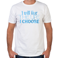 Load image into Gallery viewer, Live the Life I Choose Men's Lost Girl Fitted T-Shirt
