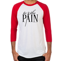 Load image into Gallery viewer, To The Pain Men's Baseball T-Shirt
