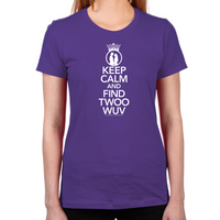 Load image into Gallery viewer, Keep Calm and Find Twoo Wuv Women's T-Shirt
