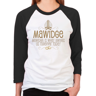 Mawidge Wedding Unisex Baseball T-Shirt