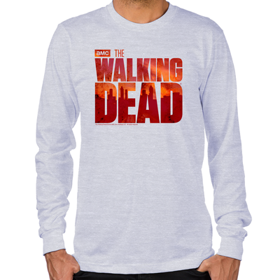 The Walking Dead Blood Logo Long Sleeve T-Shirt