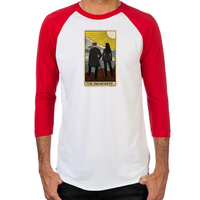 Load image into Gallery viewer, Lost Girl Wanderer Tarot Men's Baseball T-Shirt
