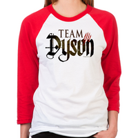 Load image into Gallery viewer, Lost Girl Team Dyson Unisex Baseball T-Shirt
