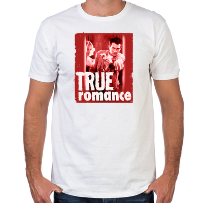 True Romance DVD Art Fitted T-Shirt | Gold Label