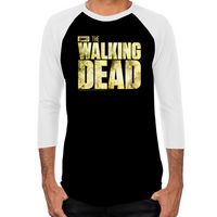Load image into Gallery viewer, The Walking Dead Logo Men&#39;s Baseball T-shirt
