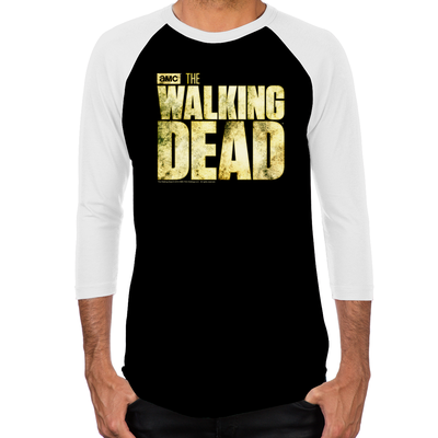 The Walking Dead Logo Men's Baseball T-shirt