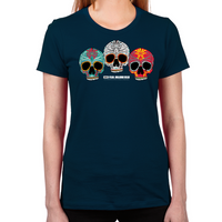 Load image into Gallery viewer, Three Skulls Women's T-Shirt
