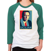 Load image into Gallery viewer, Sicilian Women's Baseball T-Shirt
