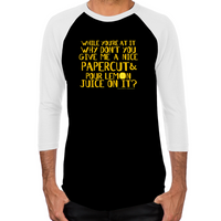 Load image into Gallery viewer, Lemon Juice Men's Baseball T-Shirts
