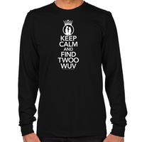 Load image into Gallery viewer, Keep Calm and Find Twoo Wuv Long Sleeve T-Shirt
