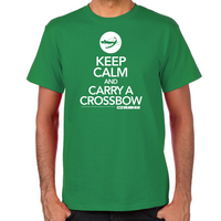 Load image into Gallery viewer, Keep Calm Carry a Crossbow T-Shirt

