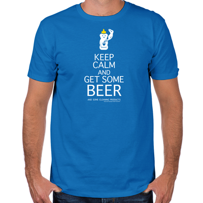 Keep Calm and Get Some Beer Fitted T-Shirt